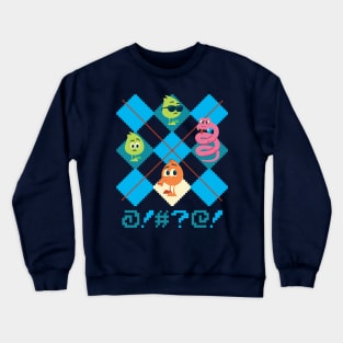 eight bit argyle Crewneck Sweatshirt